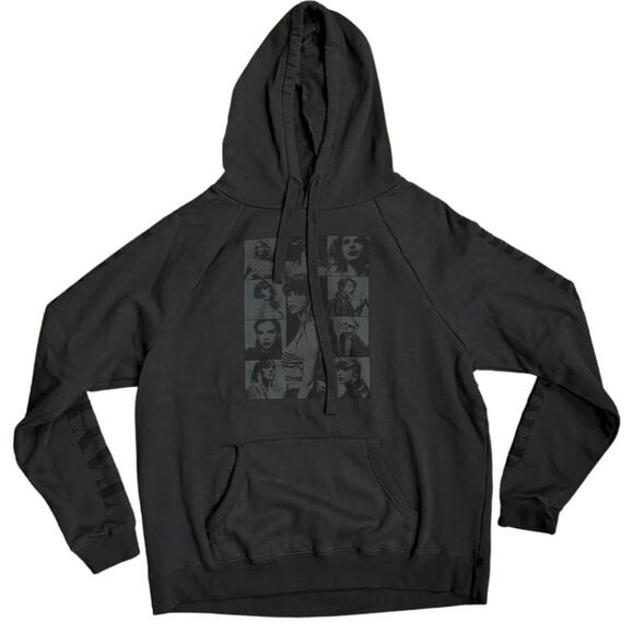 NEW Taylor Swift THE ERAS TOUR Through LA Black Hoodie size Large Sweatshirt - Picture 4 of 7